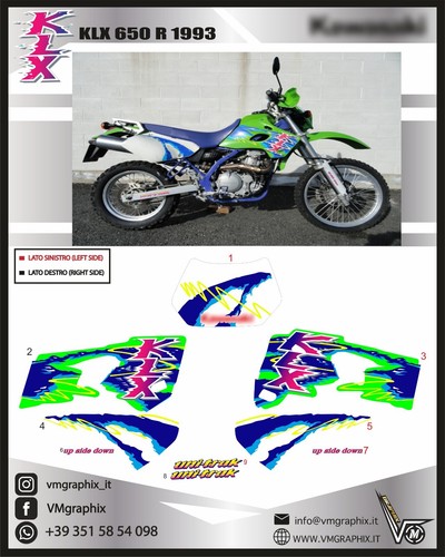 Klx 650r 1993 - klx, aufkleber