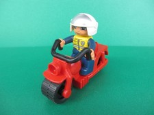 Lego Duplo Motorrad mit Fahrer