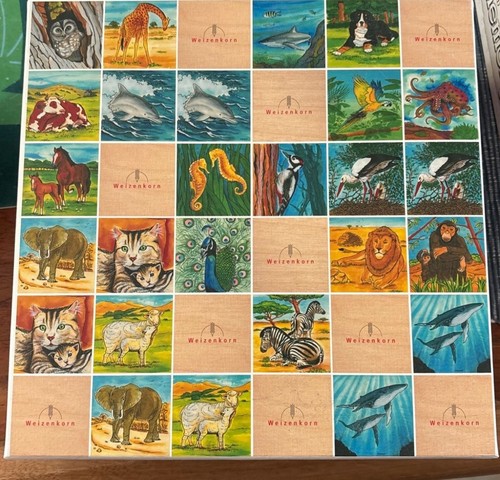 Holz memo spiel tiere von - holz,