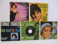 CONNIE FRANCIS 7" :  5 Singles