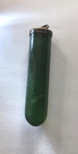 Anhänger-Jade-dunkelgrün-Alt