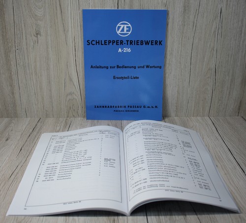 Bedienungsanleitung und - zf,