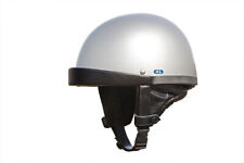 Oldtimer Motorradhelm Halbschale silber Römer Style XL