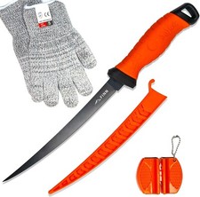 FINN Outdoors Filetiermesser Set Angelmesser, Fischmesser, Ausbeinmesser