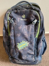 Deuter Schulrucksack blau ab ca. 5. Klasse und Federtasche