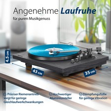 Plattenspieler, Schwarz,BT, Abschatlauto.,Aluteller, Blaupunkt TT200TXBK,WIE NEU