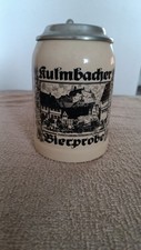 Bierkrug mit Zinndeckel, 0.5L