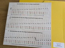 Unterlagsnote der zauberharfe - unterlagsnote,