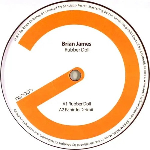 Brian james rubber doll vinyl - rubber,