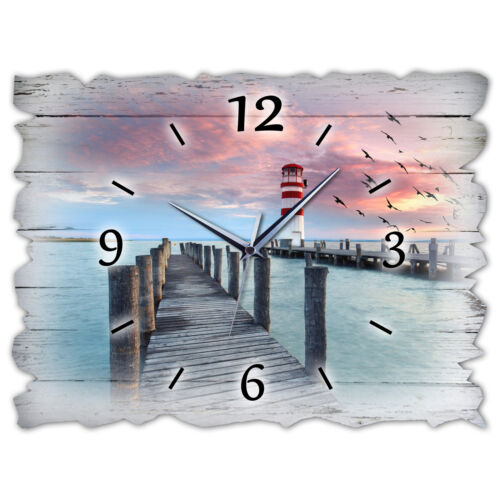Holz wanduhr leise lautlos - holz,