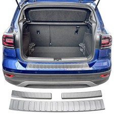 Ladekantenschutz Edelstahl innen + außen matt passend für VW T-Cross | ab 2018>