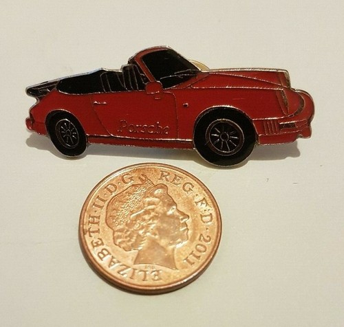 Rote porsche pin anstecker - porsche,