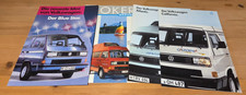 Prospekte Konvolut VW T3 Blue