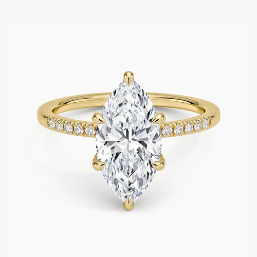 14k gelbgold diamant - gelbgold,