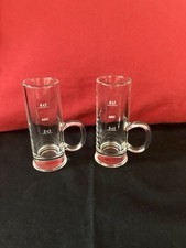 2 Messbecher Von Luminarc/ Arcopal,Vintage, Frankreich, 2cl 4cl, Rar,Schnapsglas