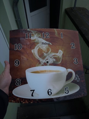 Mebus wanduhr kaffeetasse - mebus,