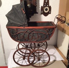 Nostalgie Puppenwagen, Puppenwagen,Deco,Ratan