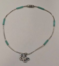 Zartes Türkis Armband aus Echt Silber 22,5 cm