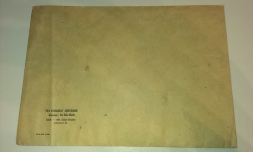 Original ddr briefumschlag veb - original,