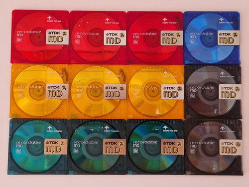 Tdk minidisc bunt - x,
