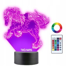 3D LED Nachtlampe Pferd mit