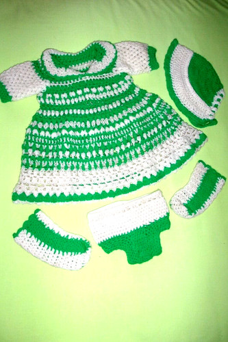 Ddr häkelkleid für babypuppe - ddr,