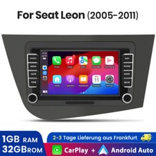 7"Android14 Autoradio Carplay Für Seat Leon MK2 2005-2011 GPS Navi WIFI BT DAB+