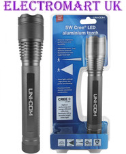 5W CREE LED ALUMINIUMGEHÄUSE VERSTELLBARER STRAHL TASCHENLAMPE BLITZLICHT ROBUST LANGLEBIG 