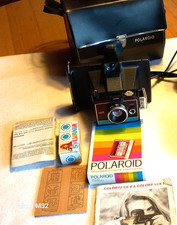 Vintage Polaroid Land Kamera Colorpack II + Land Film Typ 108