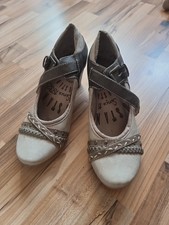 mustang schuhe 41 Creme/Braun