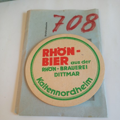 Stück bierdeckel rhön - 1, bierdeckel,