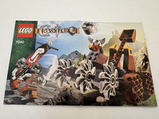 LEGO ® Bauanleitung Ritter Castle Burg 7040 Katapult Instruction ungelocht 241