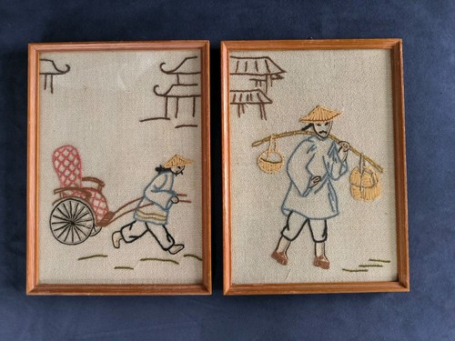 Alte stickbilder asiatisch - 2,