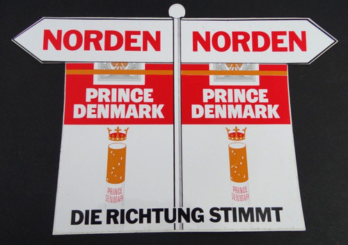 Werbe aufkleber prince denmark - prince,