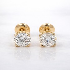 Diamant Ohrringe 1 Karat Lab