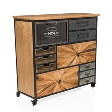 Kommode mit schubladen holz - holz, in
