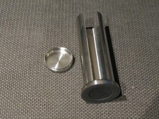 Badzubehör ZACK Wattespender Gesichtspadspender Edelstahl TOP! Stylisch!