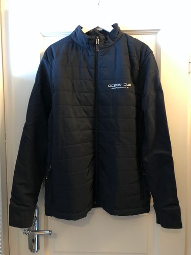 Wattierte sweat segel jacke - wattierte,