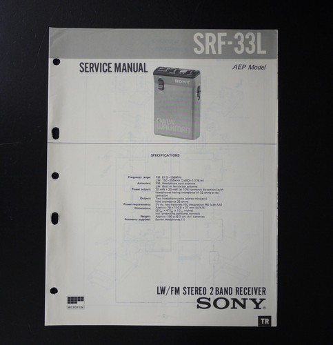 Original sony srf 33l walkman - original,