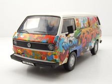 VW T3 Bus beige Graffiti Modellauto 1:24 Motormax