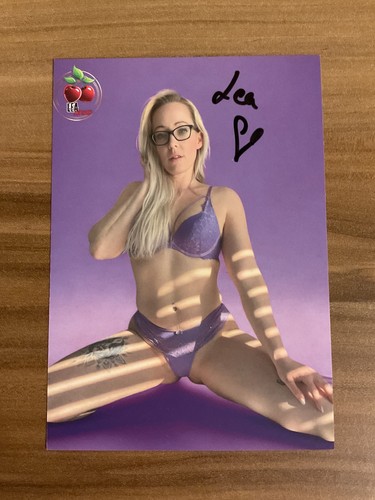 Lea kirsch autogrammkarte - lea,