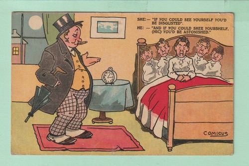 Comic postkarte humorvoll - postkarte,