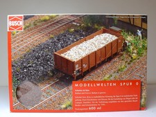 Busch Spur 0 10500 Schotter Kies Steine 600 ml Modellbau neuwertig in OVP