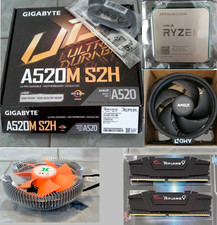 Aufrüst-Bundle AMD Ryzen 5 3400G GA A520M S2H 2x8= 16GB DDR4 3200MHz 1x getestet