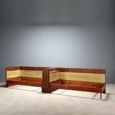 Vintage Betten Design Mahagoni