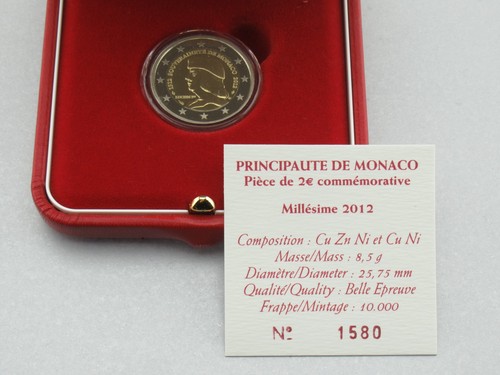 Euro kursmünze monaco - 2,