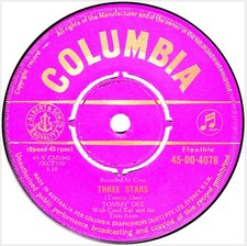Tommy Dee - Three Stars, 7"