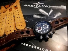 Juwelier Christ XXL Racing Chronograf Uhr Neue Batterie! Full Set!