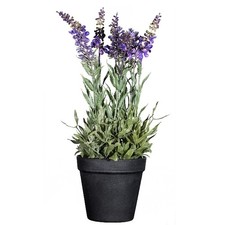 Künstlicher Lavendel im Topf