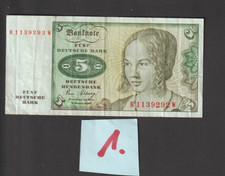 D-Mark Schein @ 5 DM